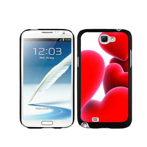 Valentine Heart Samsung Galaxy Note 2 Cases DQL | Women - Click Image to Close